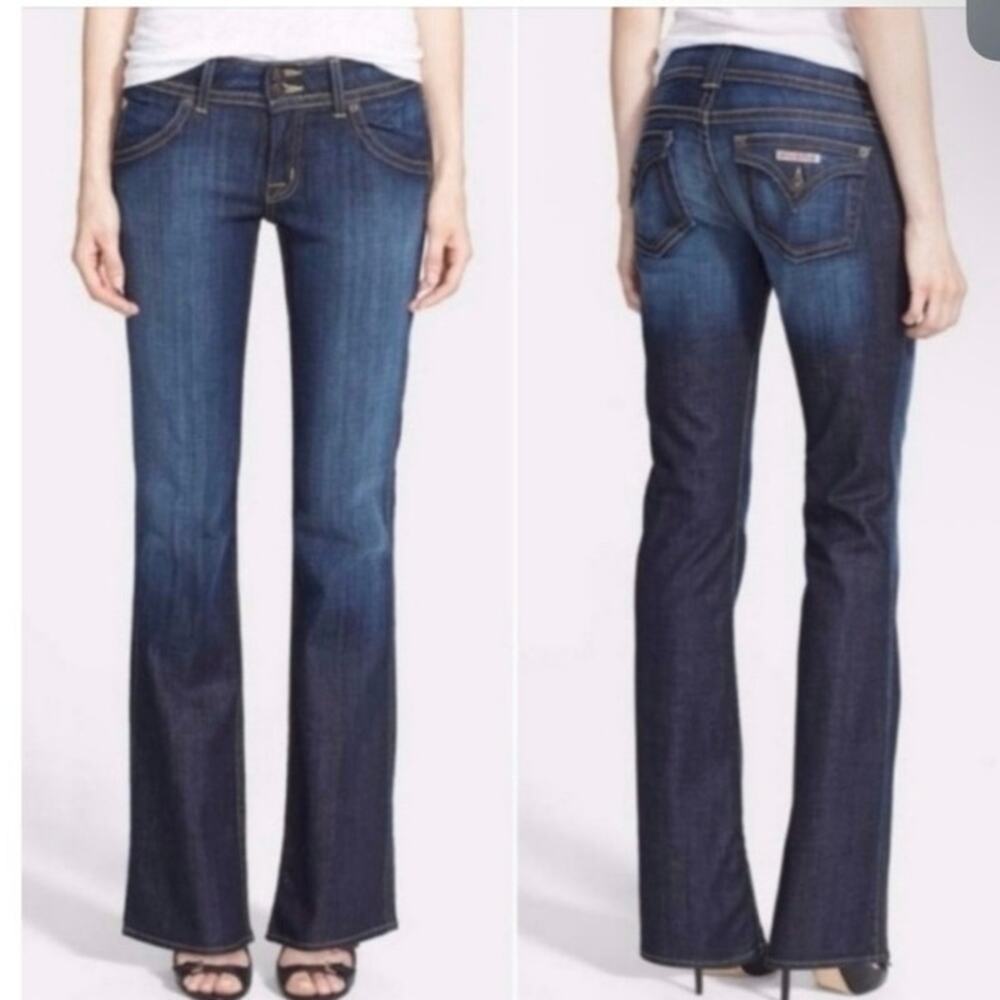 Hudson Jeans Signature Bootcut Flap Pocket Low Rise Size 28